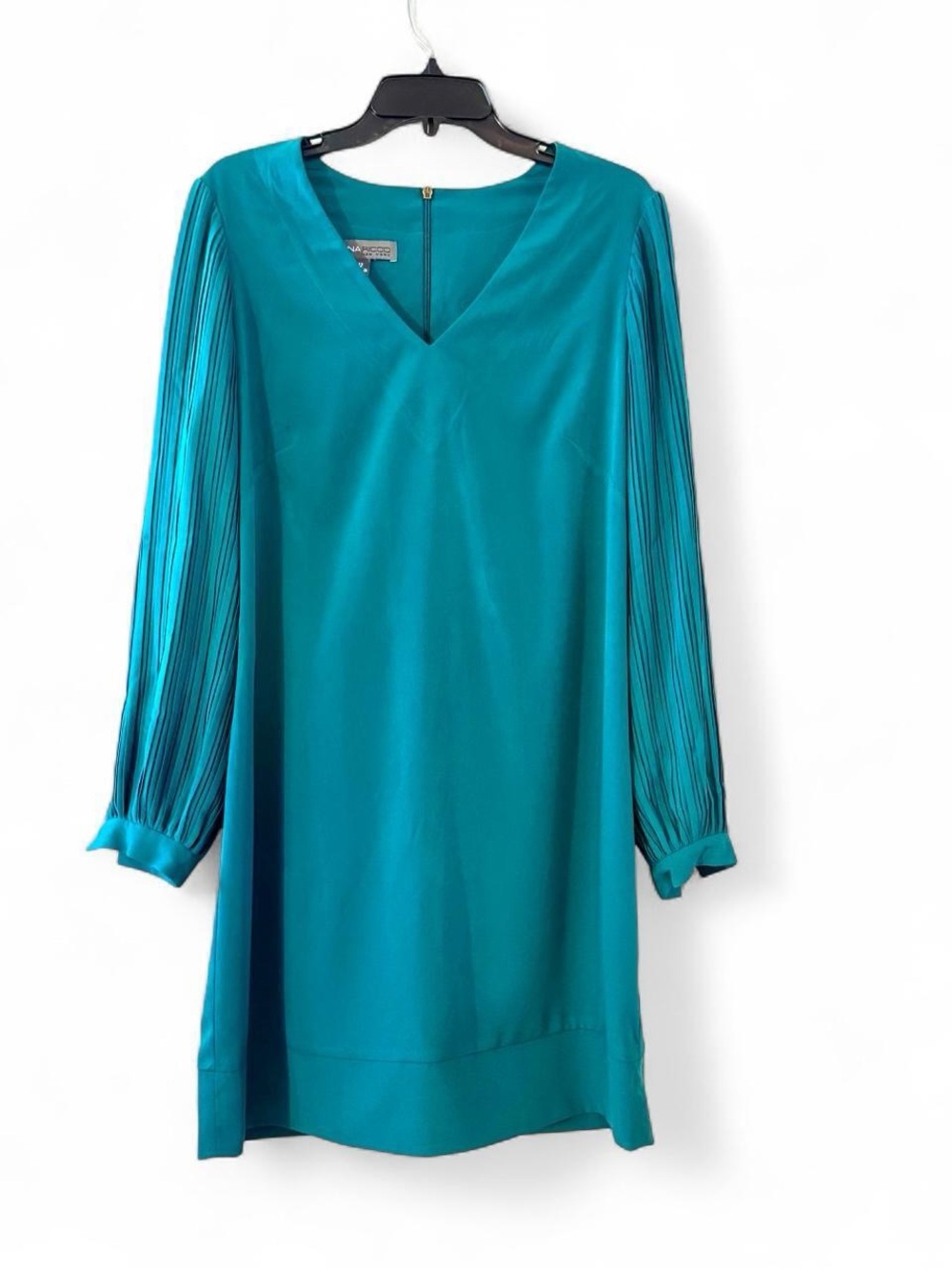 Donna Ricco NY Green Mini Dress Size 12 Autumn Wedding Guest Cocktail Dress